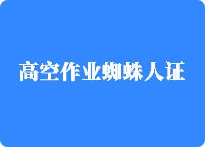 女生嫩逼被男生爆操的视频免费看高空作业蜘蛛人证